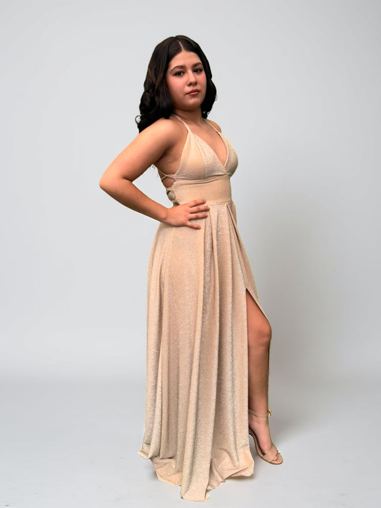 Vestido Liz brillos
